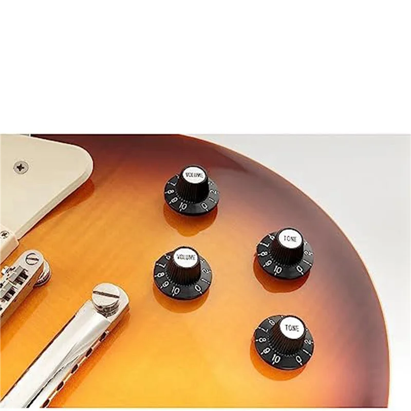 ABHT-12X หมวกแม่มดลูกบิดหมวกด้านบนลูกบิด TONE Volume Control Knobs สําหรับกีตาร์ไฟฟ้าเบสเครื่องขยายเสียงเหยียบ