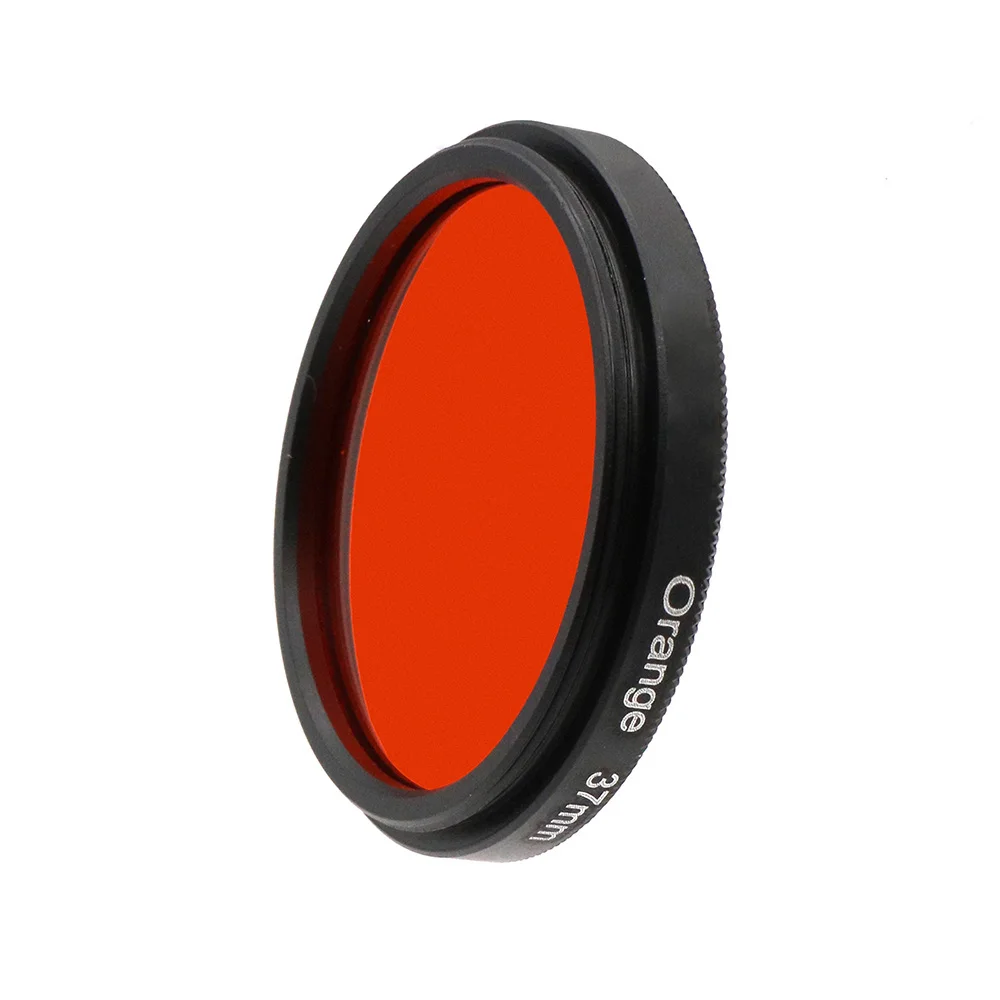 Colorful Filter Color Filtors Full Red Yellow Green Blue Purple Orange 37MM For Canon Nikon Sony DSLR Camera