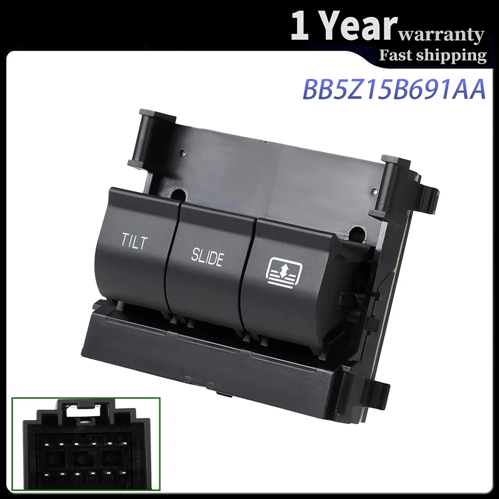 

BB5Z15B691AA For Ford Explorer 2011 2012 2013 2014 2015 2016 2017 Sunroof Window Control Switch Overhead Console Switch