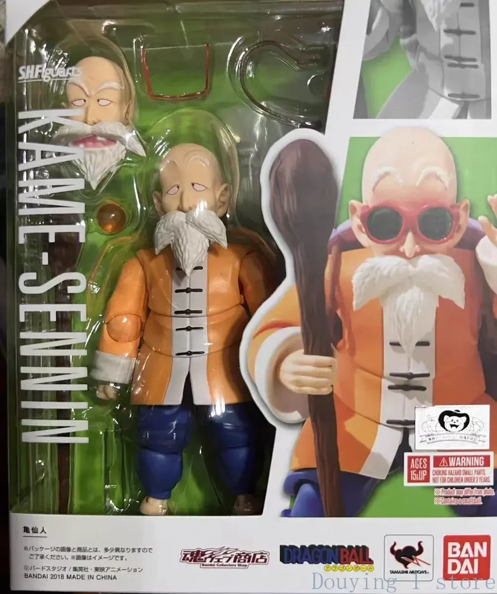 

In Stock BANDAI 100% SHF Dragon Ball Kame Sennin Anime Action Collection Figures Model Toys Figura PVC Gift Action Figure Toy