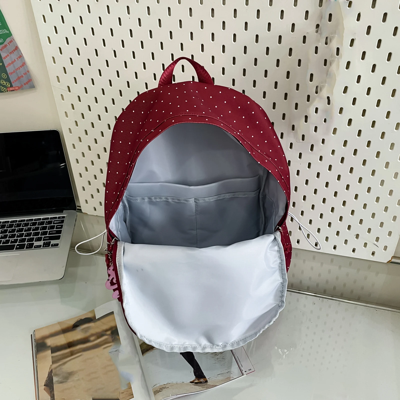 Stylish Laptop Backpacks Large Capacity Casual Piano Pattern Daypack Trendy Preppy Rucksack for College Travel