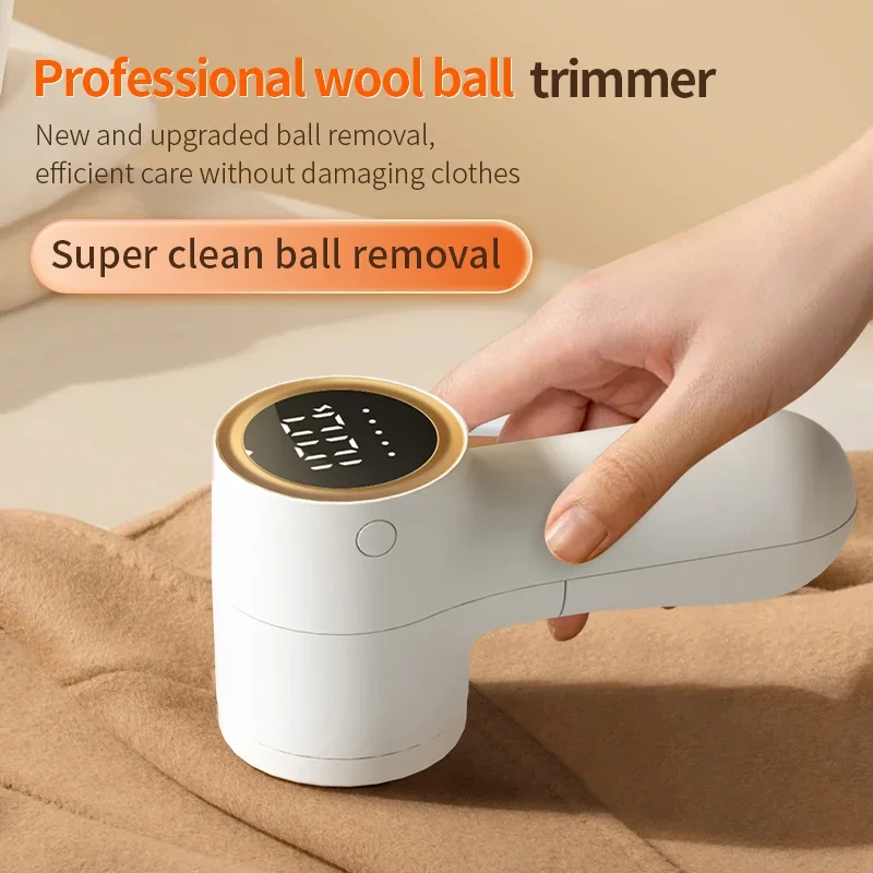 Xiaomi Mijia Electric Lint Remover USB Charging Intelligent Digital Display Hairball Trimmer Portable Clothes 5 Gear Shaver