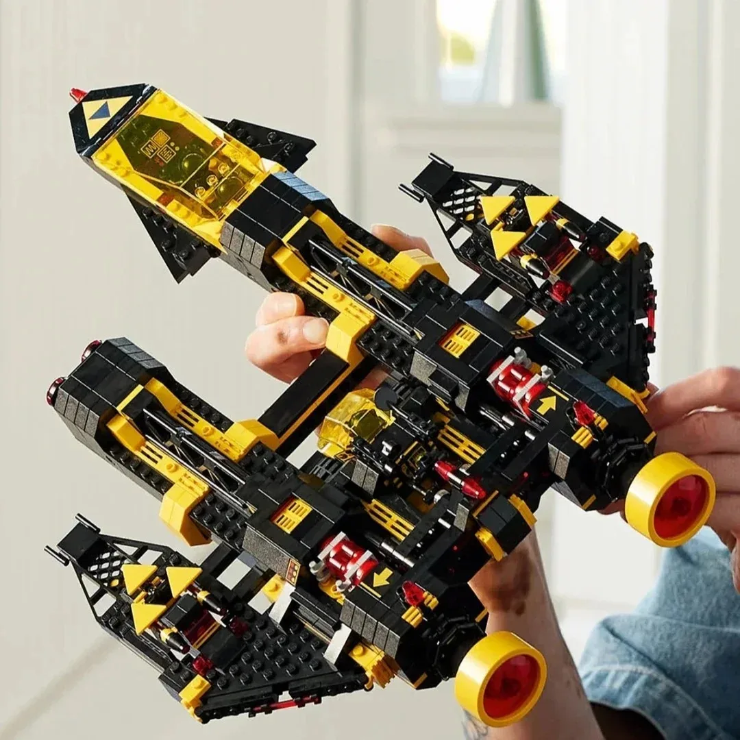 Brinquedos populares 2025 novo moc preto rebeldes blocos de construção diy modelos montagem brinquedos criativos das crianças presentes do festival