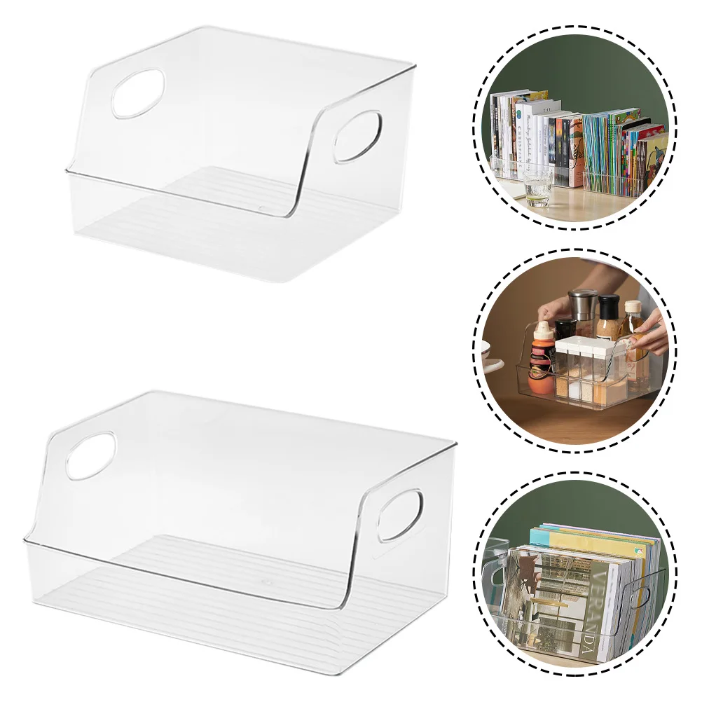 2 قطعة حامل ملفات تخزين الكتب البلاستيك منظم سطح المكتب حامل المجلات رف المستندات مكتب غرفة الدراسة صندوق حفظ الملفات #6