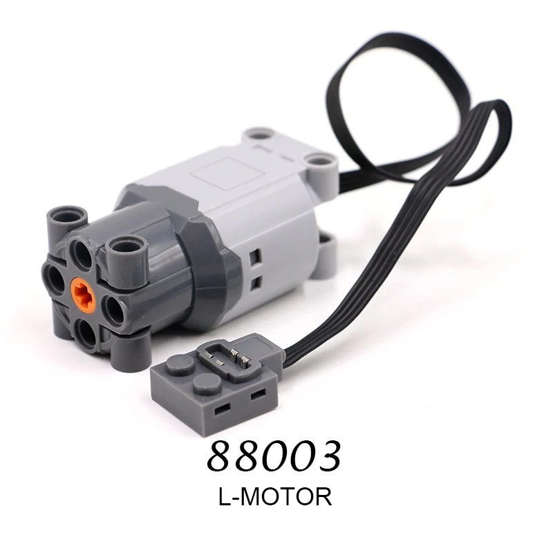 Technical Parts Motor Multi Power Functions MOC PF Building Blocks X-XL-M-Servo Motor, LED Light ,Extension Cable, Battery Box