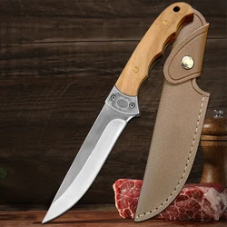 Kitchen Utility Knife Stainless Steel Boning Knife High Quality Cleaver Barbecue Cutting Paring Fish Butcher Knife with Sheath