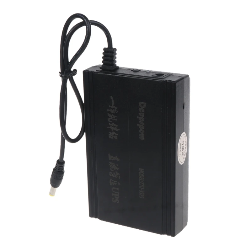 Imagem -03 - Fonte de Alimentação da Bateria de 7500mah 27.75wh 60w 12v 19v 5.5x2.5 mm Ups para Tudo em um Computador Portátil da Câmera do Orador do Modem do Roteador de Wifi do pc