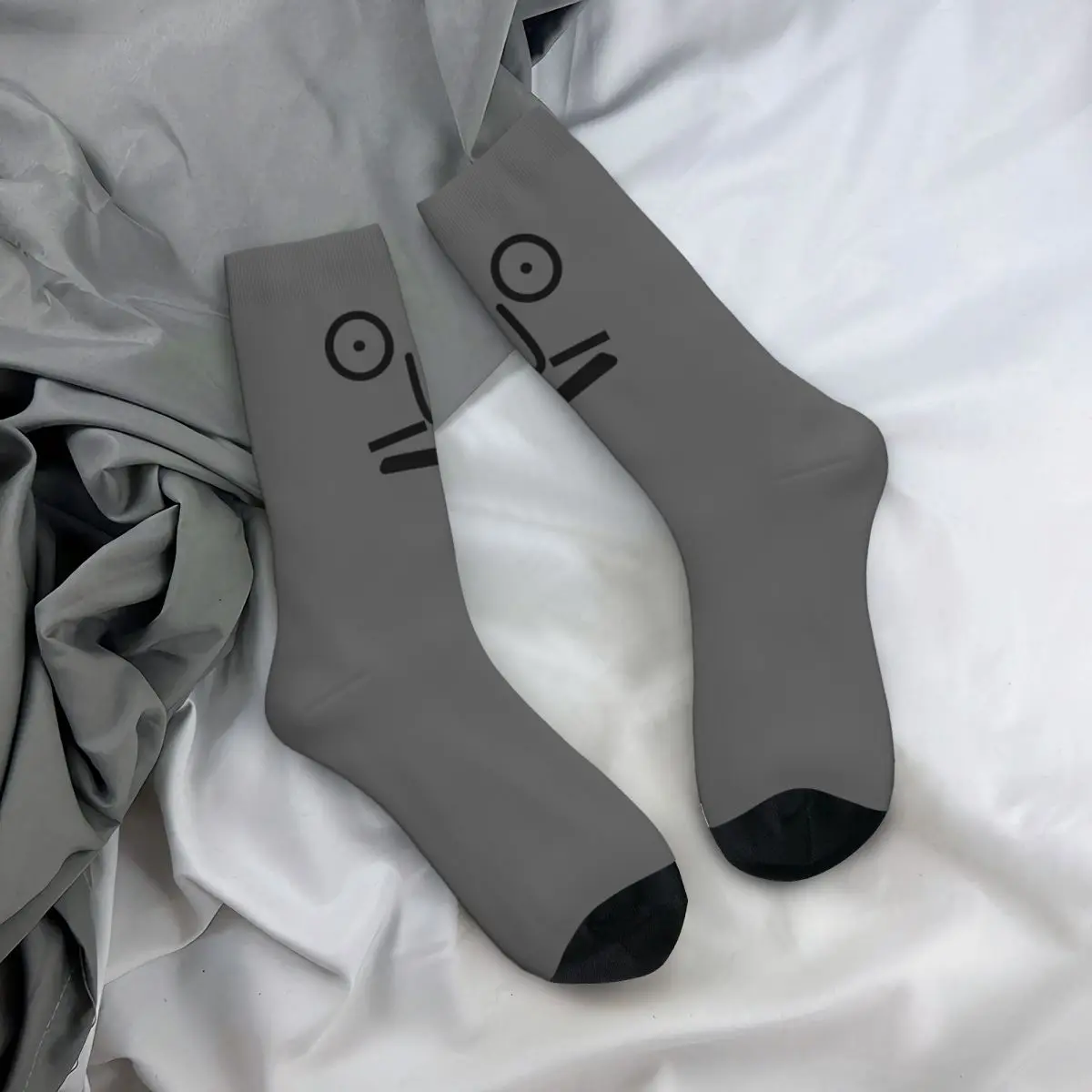 Korea Funky Socks Autumn Funny Expression Stockings Retro Women Men Warm Soft Socks Custom Skateboard Anti Skid Socks