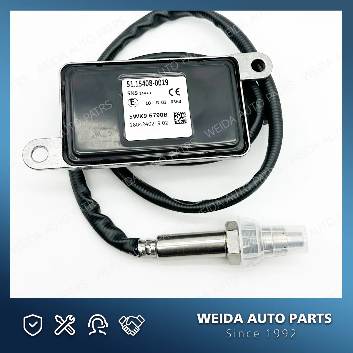 

5WK96790B 51,15408-0019 Автомобильный датчик кислорода 24 В Nox, высококачественный чип для зонда NGK для мужского грузовика 51154080019