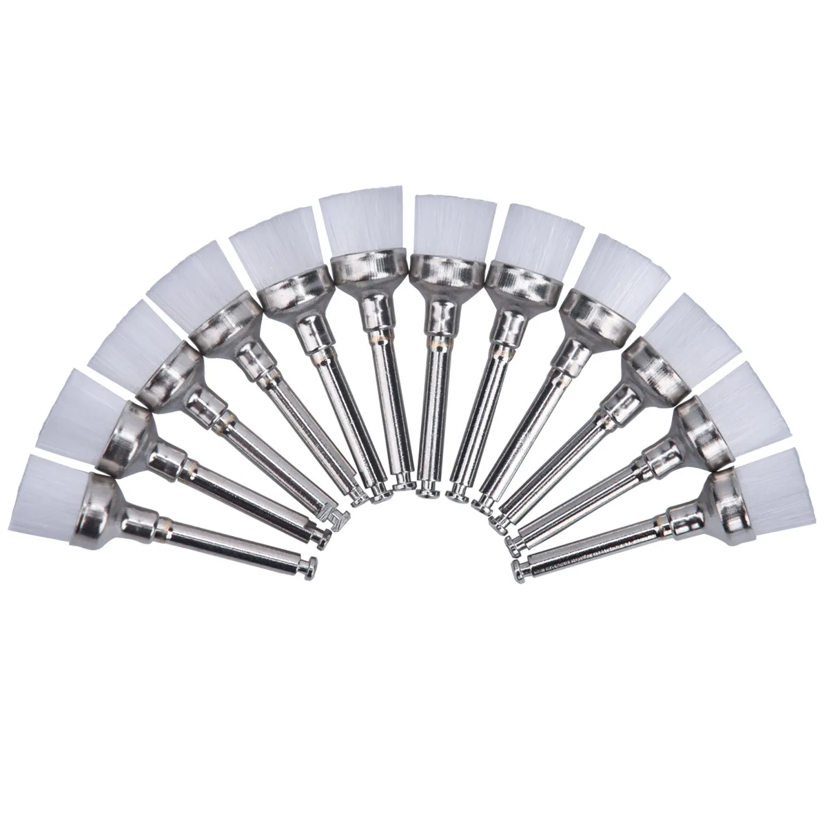 

Dental Nylon Polishing Brush Bowl Shape Dental Prophy Brush Consumables Disposable Polishing Bur White Nylon Dental Prophy Brush