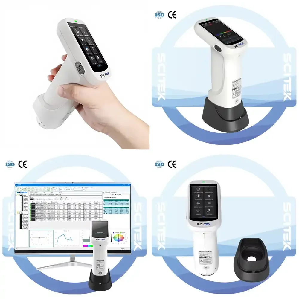 

SCITEK Portable Spectrocolorimeter Flat Grating Mode Water Quality Tester 400-700nm Wavelength Range 0.01 Accuracy Dual