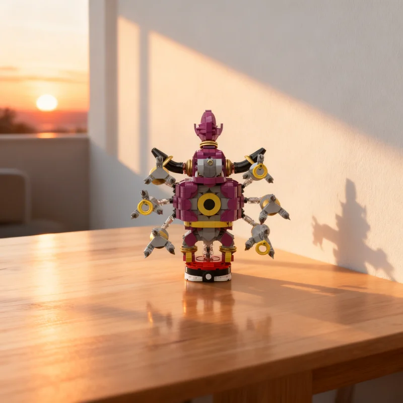 957pcs MOC Hoopa Unbound Brick Figure Model Building Blocks Advanced Build Pack Premium Detailed Challenge Activity DIY Toy Gift