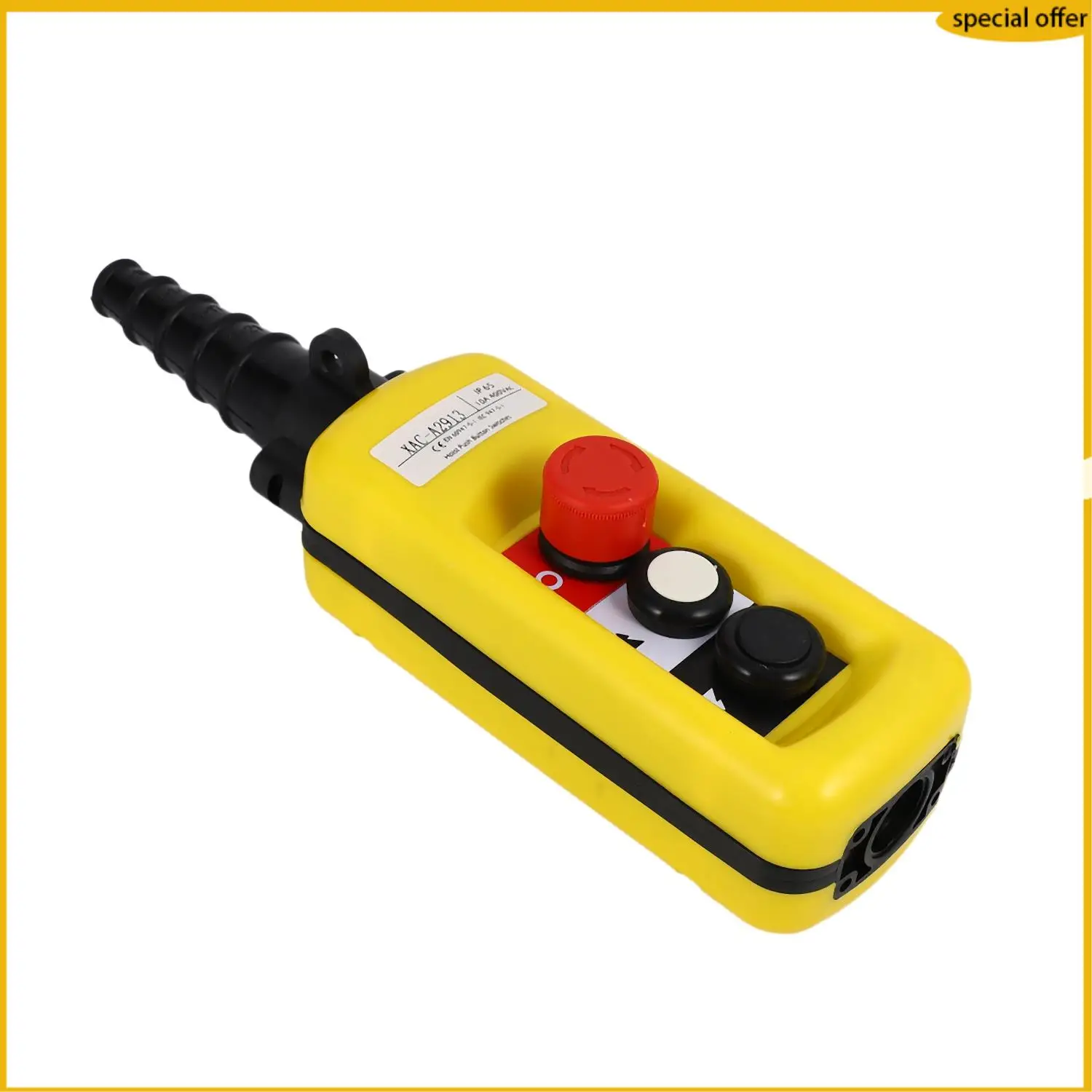 

A50I Lift Control Pendant XAC-A2913 Waterproof Handheld Pushbutton Switch With Electric Hoist Handle, 2 Buttons With Two Speed A