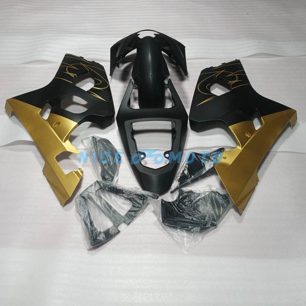 Carcasa de carrocería de motocicleta negra y amarilla para GSX-R 600 750 04 05 GSXR 600 2004 2005 K4 GSXR600 ABS Kit de carenado de moldeo por inyección