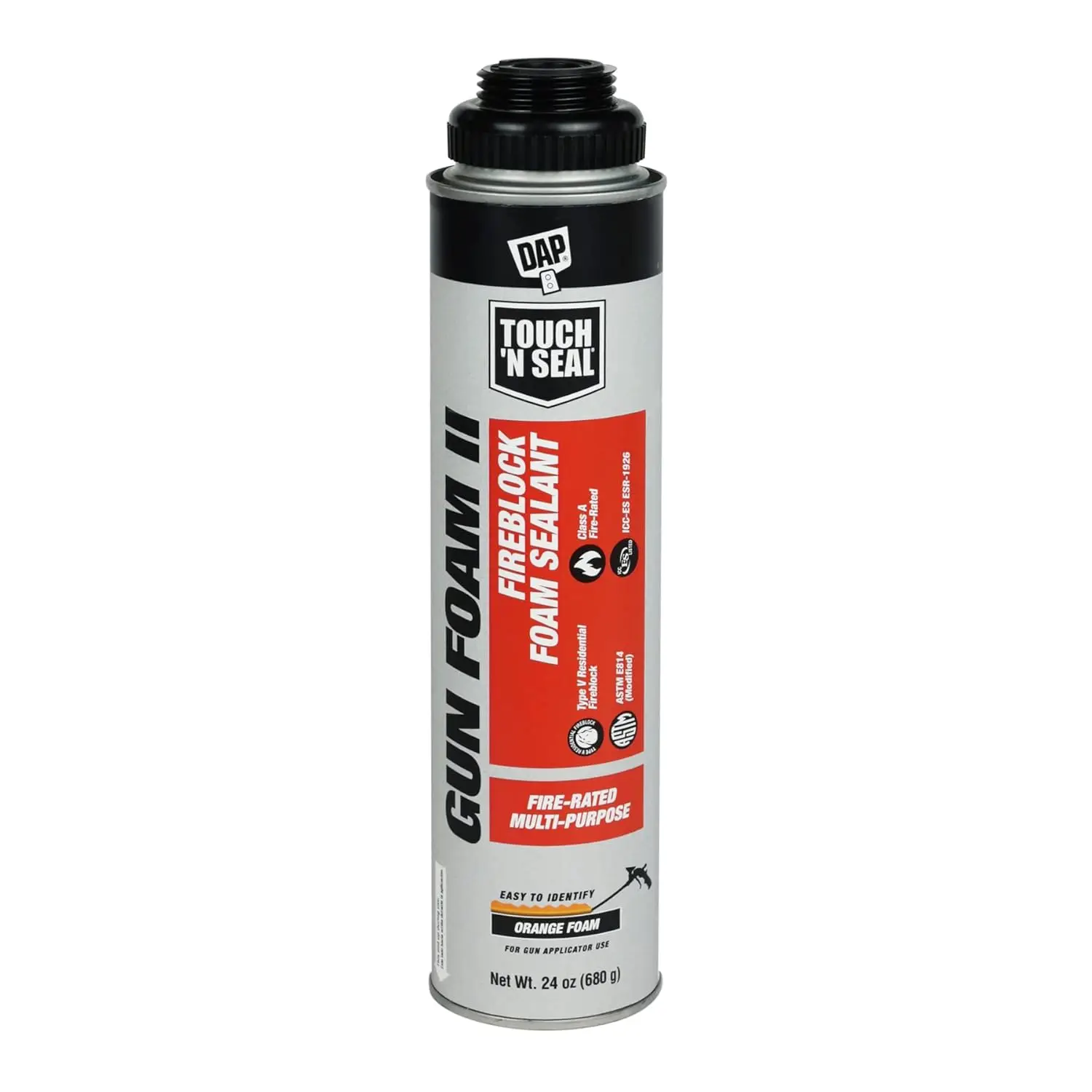 Touch N Seal Gun Foam Ii Fire Blocking Polyurethane Gun semprotan Sealant Kit - 12/24Oz kaleng, 2/12Oz kaleng Zero Foc