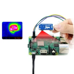 Raspberry Pi MLX90640 IR Array Thermal Imaging Camera 32×24 Pixels 110° FOV MLX90640-D110 Thermal Camera for Arduino / ESP32