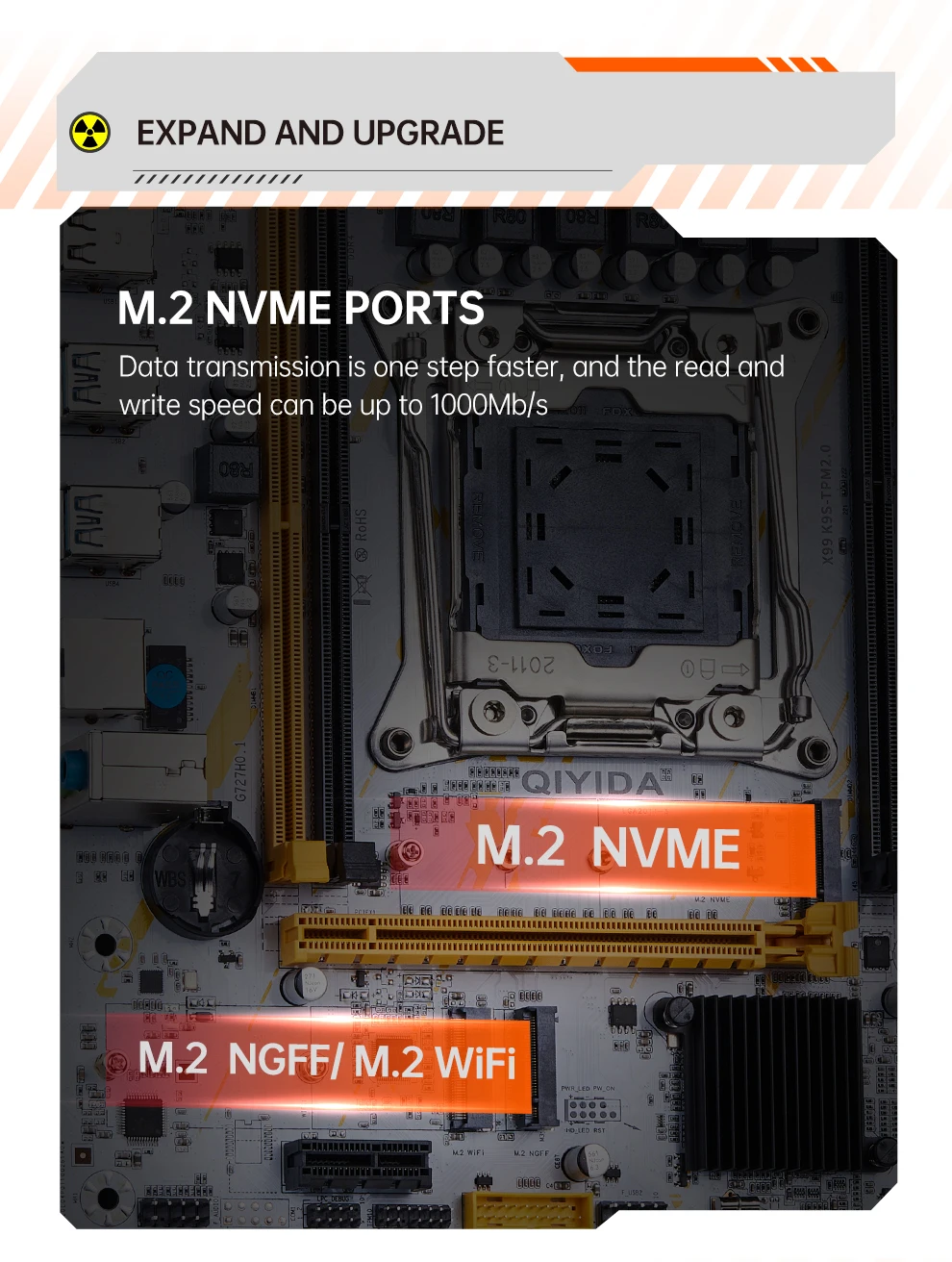 QIYIDA X99 placa base LGA 2011-3 Set Kit Xeon E5 2680 V4 CPU