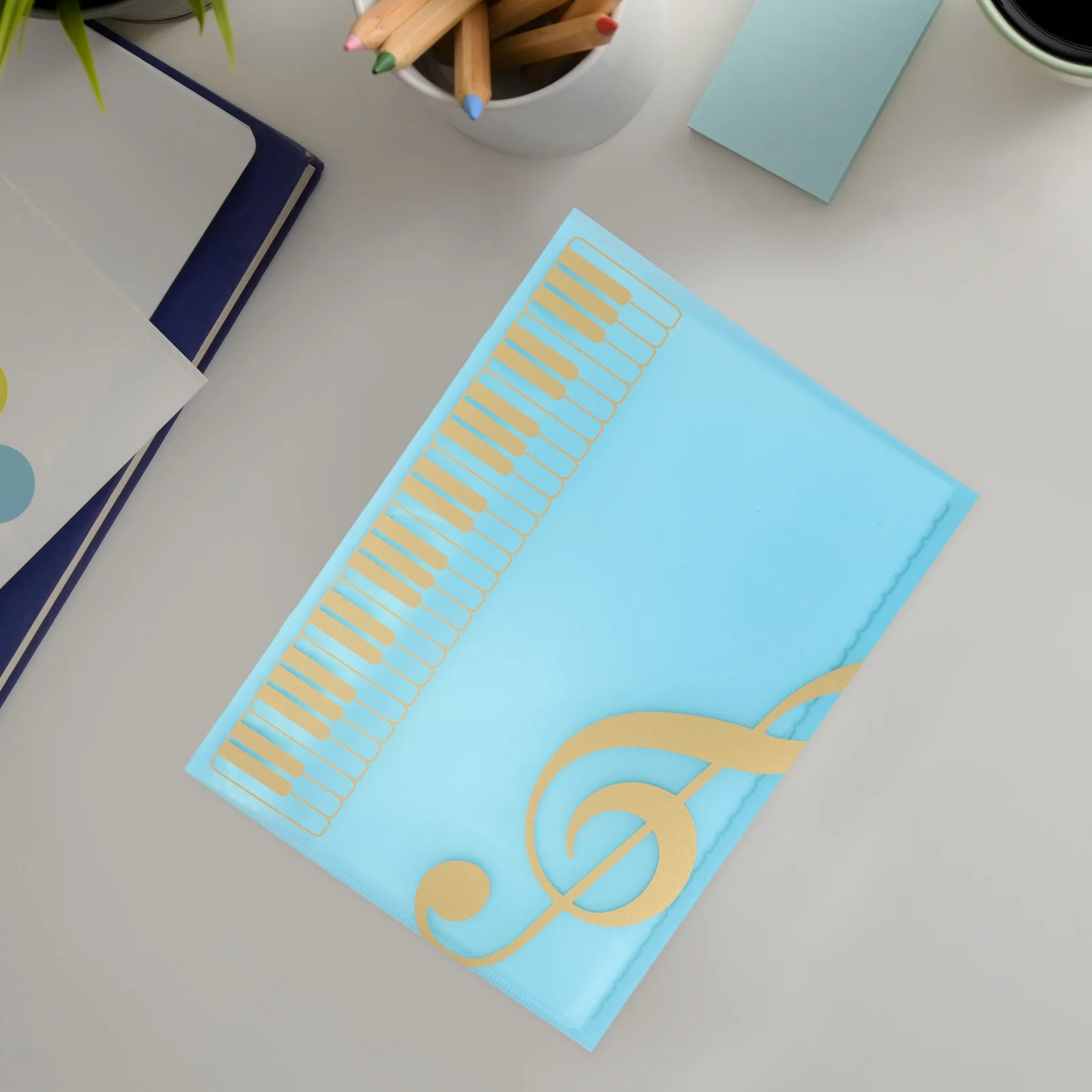 80-pagina's A4-documentmap Bladmuziekbinder Pianoscore Koormuziekband Flip-map Gemakkelijk in te brengen Verwijder vellen