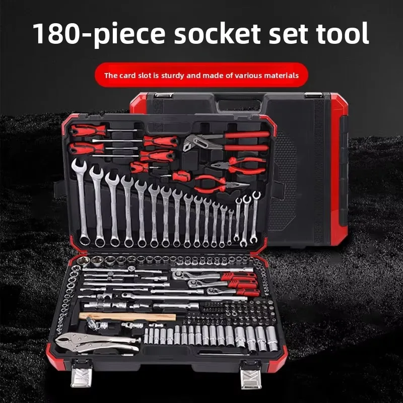 Multifunctional Machinery Vehicle Repair Hand Tool Set Auto Repair Hard Box OEM/ODM Customized 15 Inch Chrome Vanadium Steel