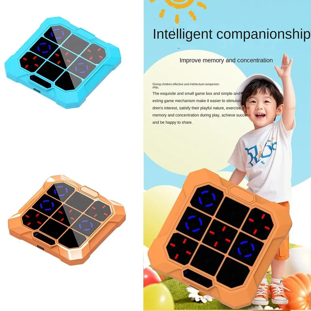 

Настольная игра 6 в 1 TIC-TAC-TOE: развивающая, интерактивная, для тренировки памяти и интеллектуального мышления, умные шахматы