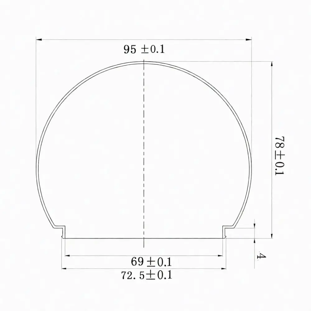 Milky PC Cover Replacement For For LED Point Source Lamp Vanity Mirror Lighting Accessories Durable Diffuser Housing