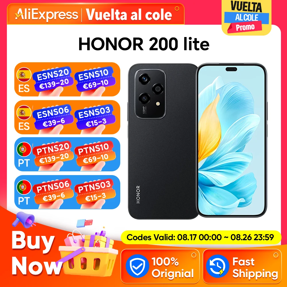 HONOR 200 LITE - TELÉFONO INTELIGENTE 5G