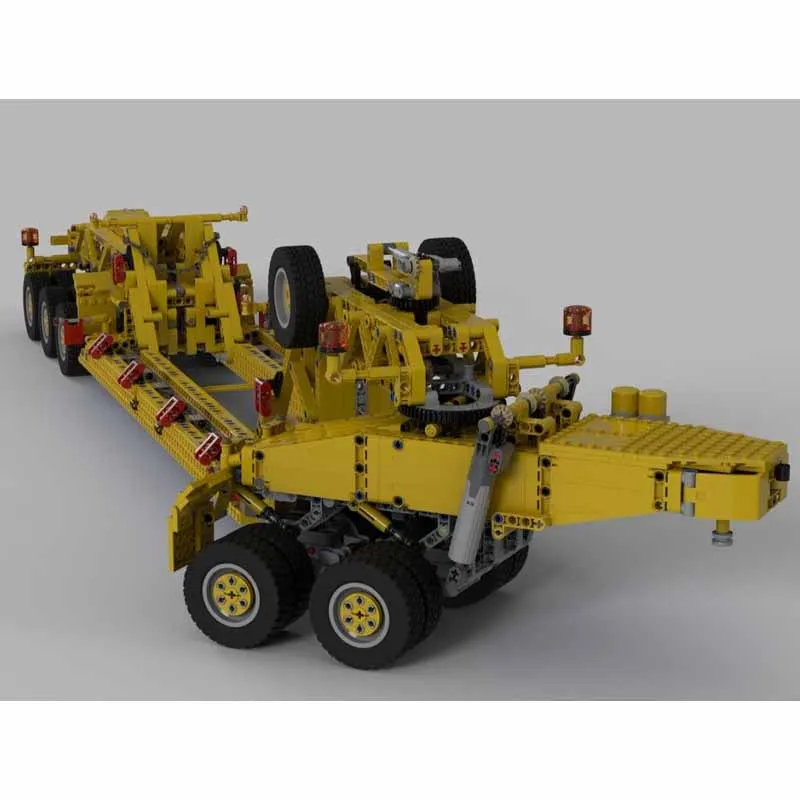 Transport Truck Transformer/Boiler Bridge Low Loader Model MOC-41089 Birthday Gift Christmas Toy Gift Building Block Toy
