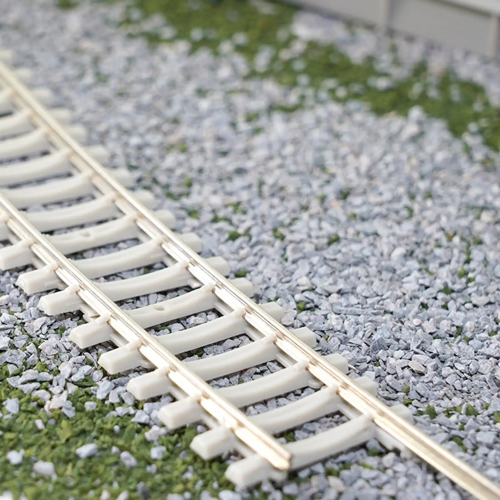 

Model Train Track Versatile Gift for Kids Realistic Accessories DIY Scene Curved Railroad Track Length 19.69inch Educational Toy