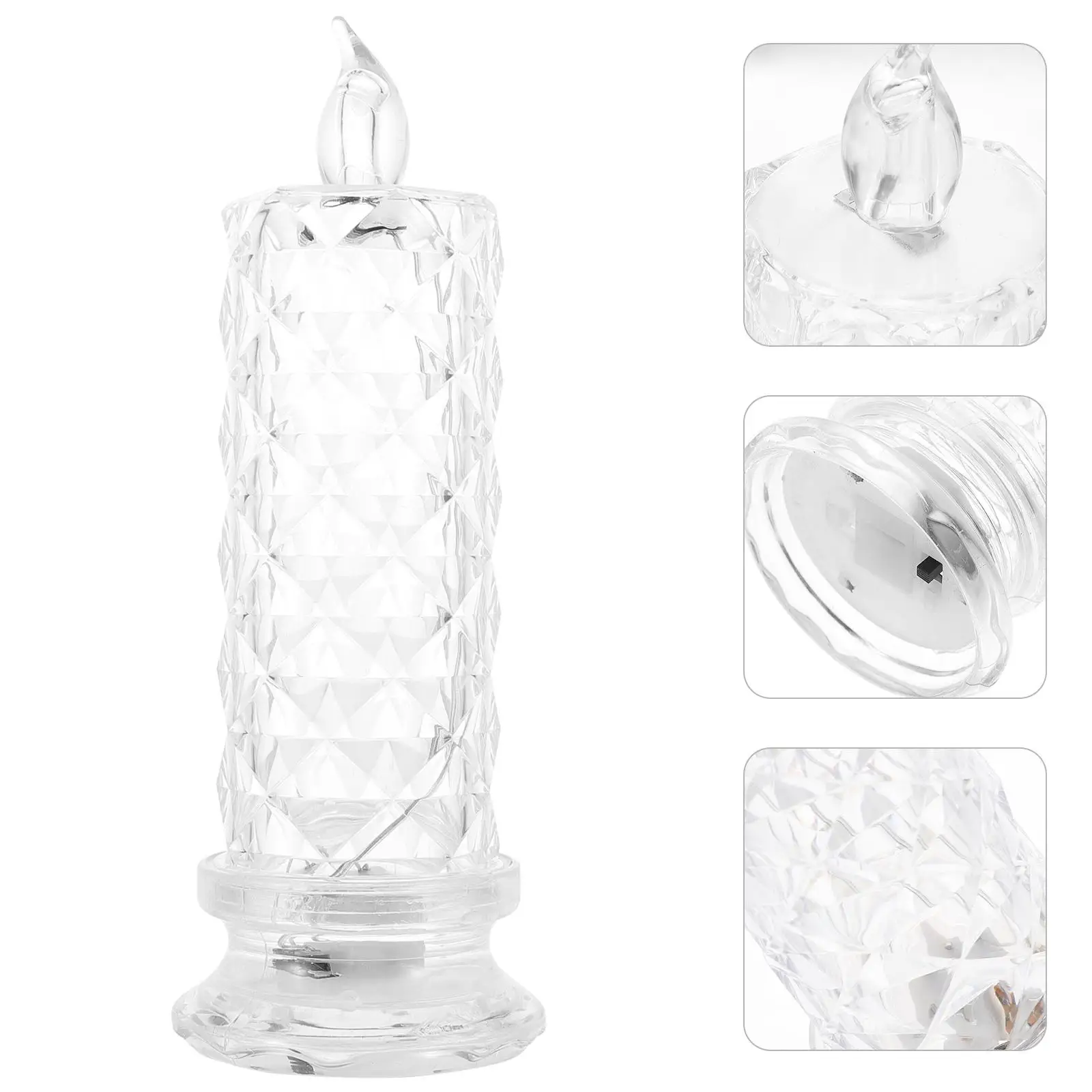 Electronic Light LED Decoration Electric Tea Lights Dream Lamp Realistic Flameless Home Gift LED Wax Simulation Plastic