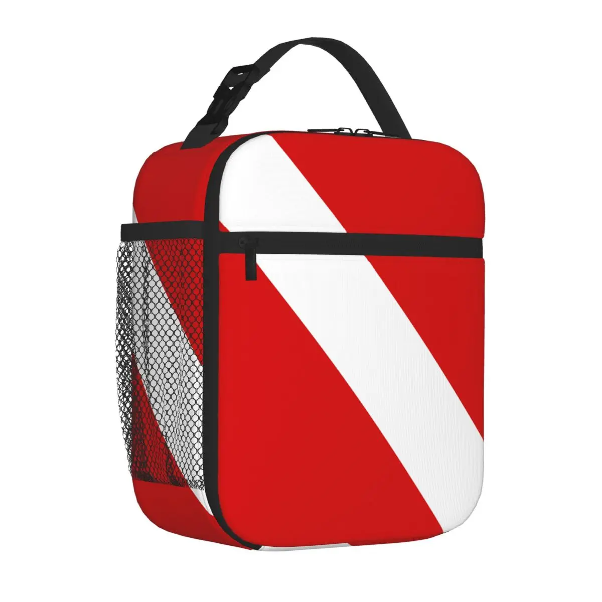 Hot Sale Diver Flag Portable Design Neoprene Lunch Bag Weekend Getaway Bento Bag