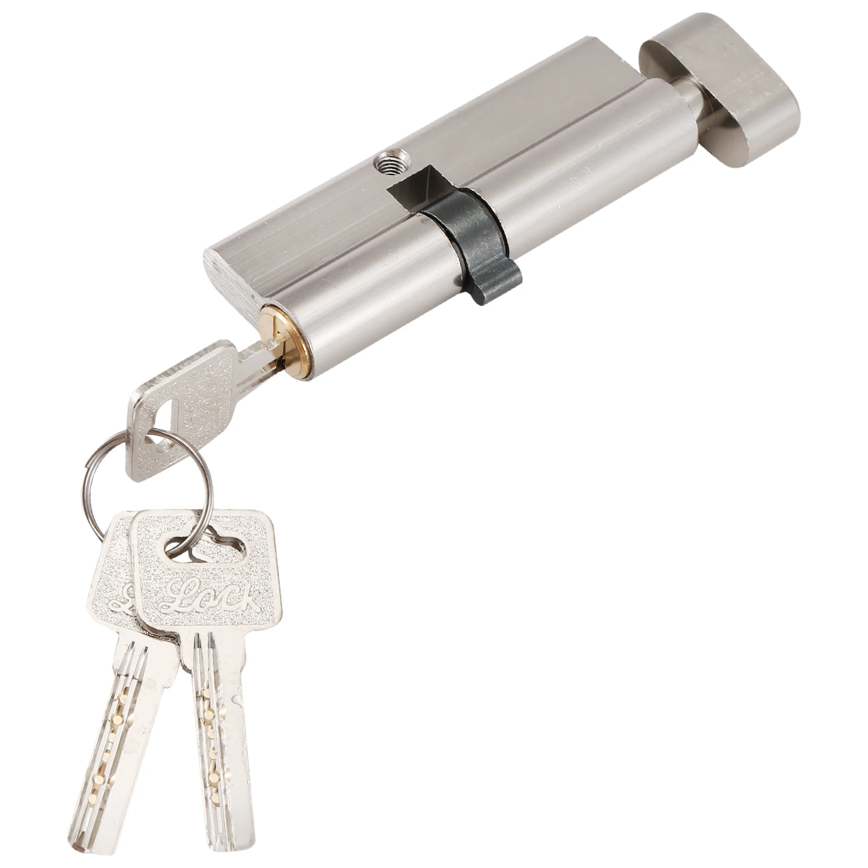 

AA84 Door Hardware 80Mm Security Copper Door Lock Cylinder Interior Bedroom Living Lock Handle Brass Key Locking