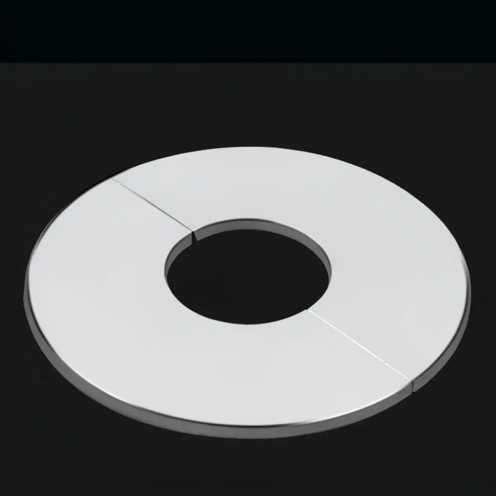 Stainless Steel Split Flange Pipe Wall Cover Decorative Plate For Faucet Angle Valve Water Gas Tube Hole Concealment Cap