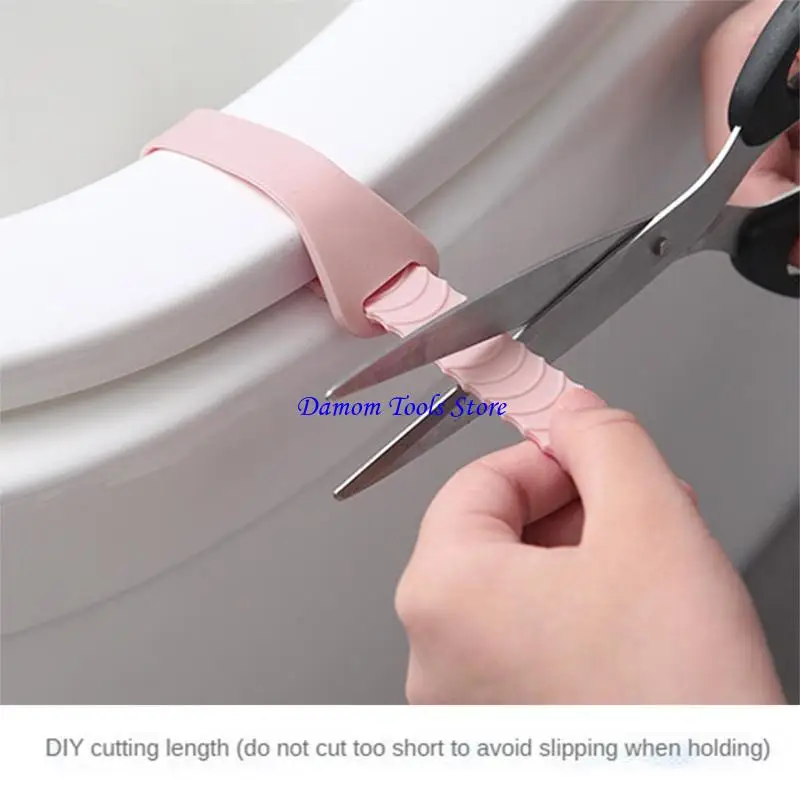 57BE Toilet for Seat Handle Avoid Contact Toilet for Seat Lifter Hygienic Lifting Han