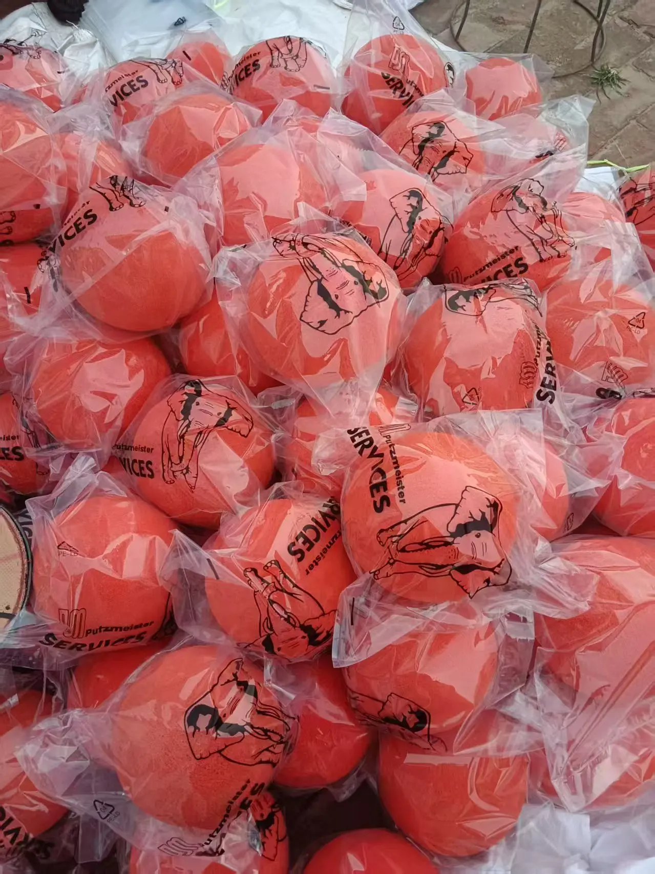 DN100 4 Inch Cleaning Sponge Ball for Concrete Pump Hose Delivery Pipe Maintenance