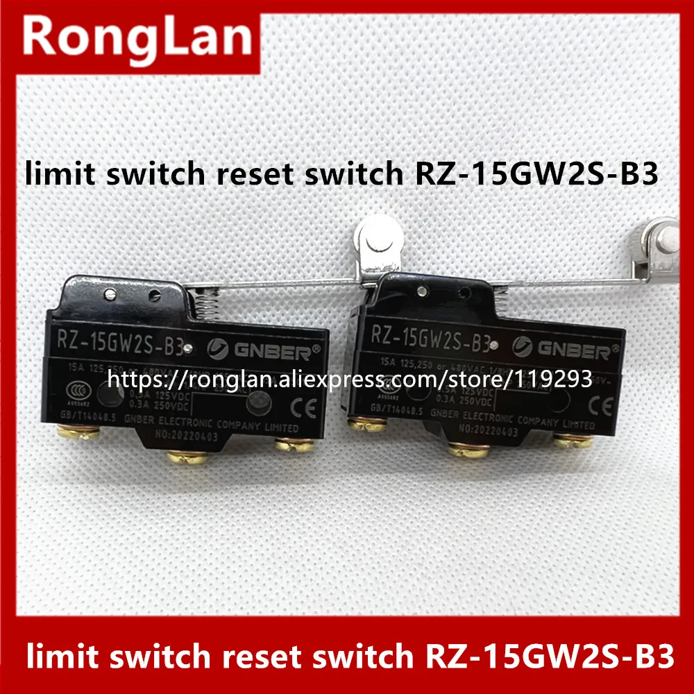 

[SA]Electronic switch big trip micro Bluebird limit reset switch RZ-15GW2S-B3--20pcs/lot