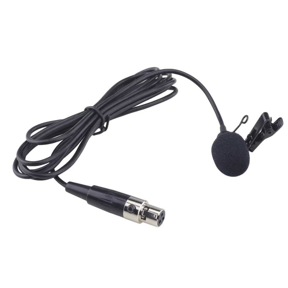 KATELEIYU professional wireless microphone accessories head mounted high-end lavalier cable 1.5m 3-pin XLR plug