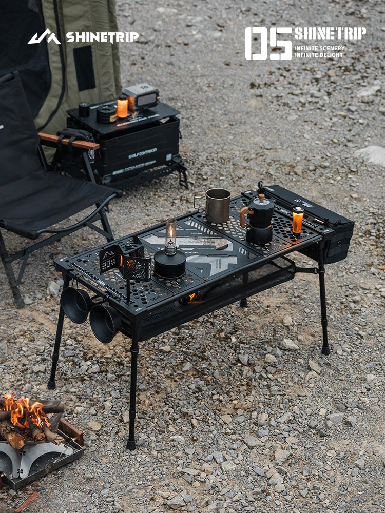 ShineTrip Tactical Cube Table Detachable IGT Camping Folding Table