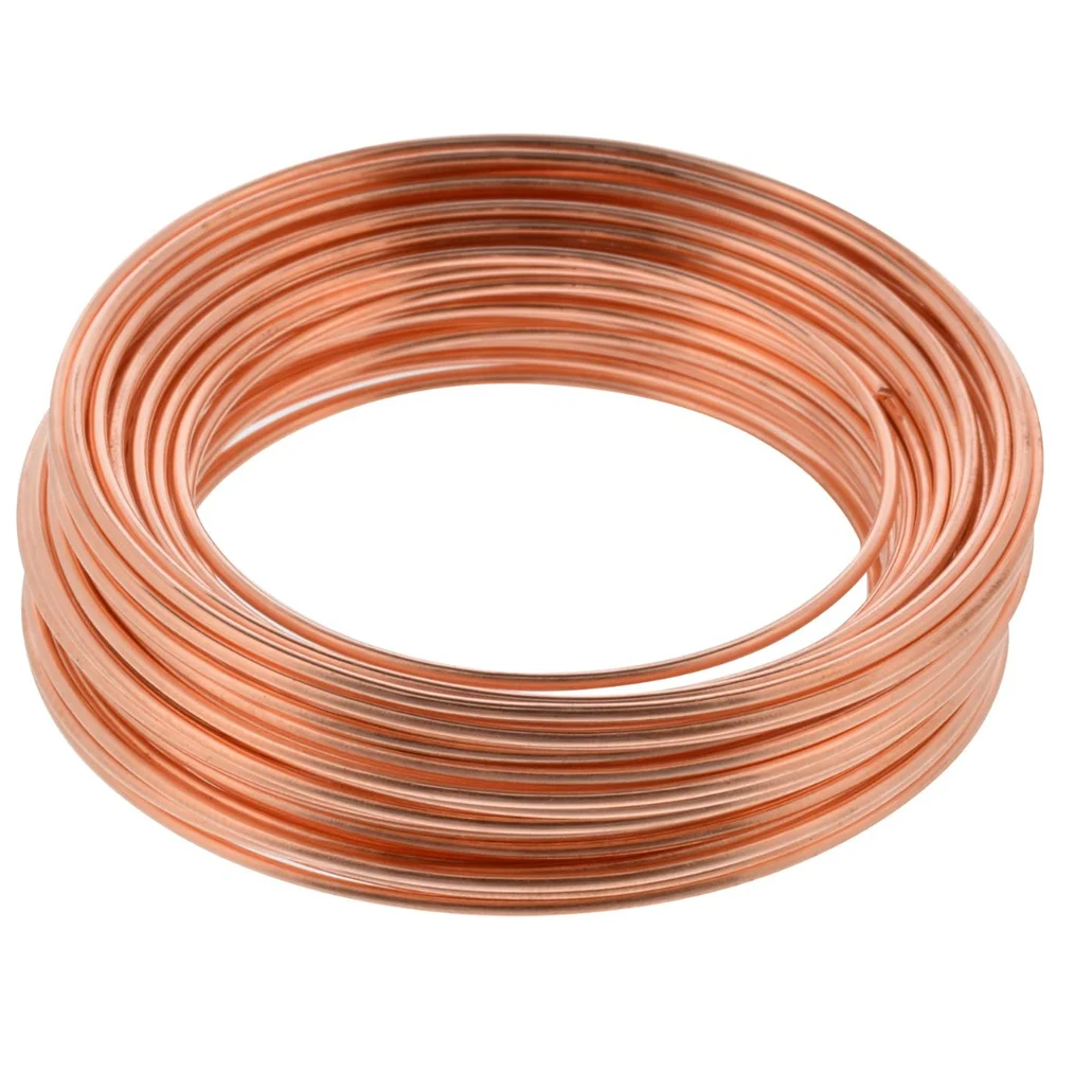 Ultra-Fine Copper Wire,  Pure Copper Wire,T2 Copper Coil, Conductive Bare Copper Wire, Diameter 0.2-4.5mm Fordiy Projects.