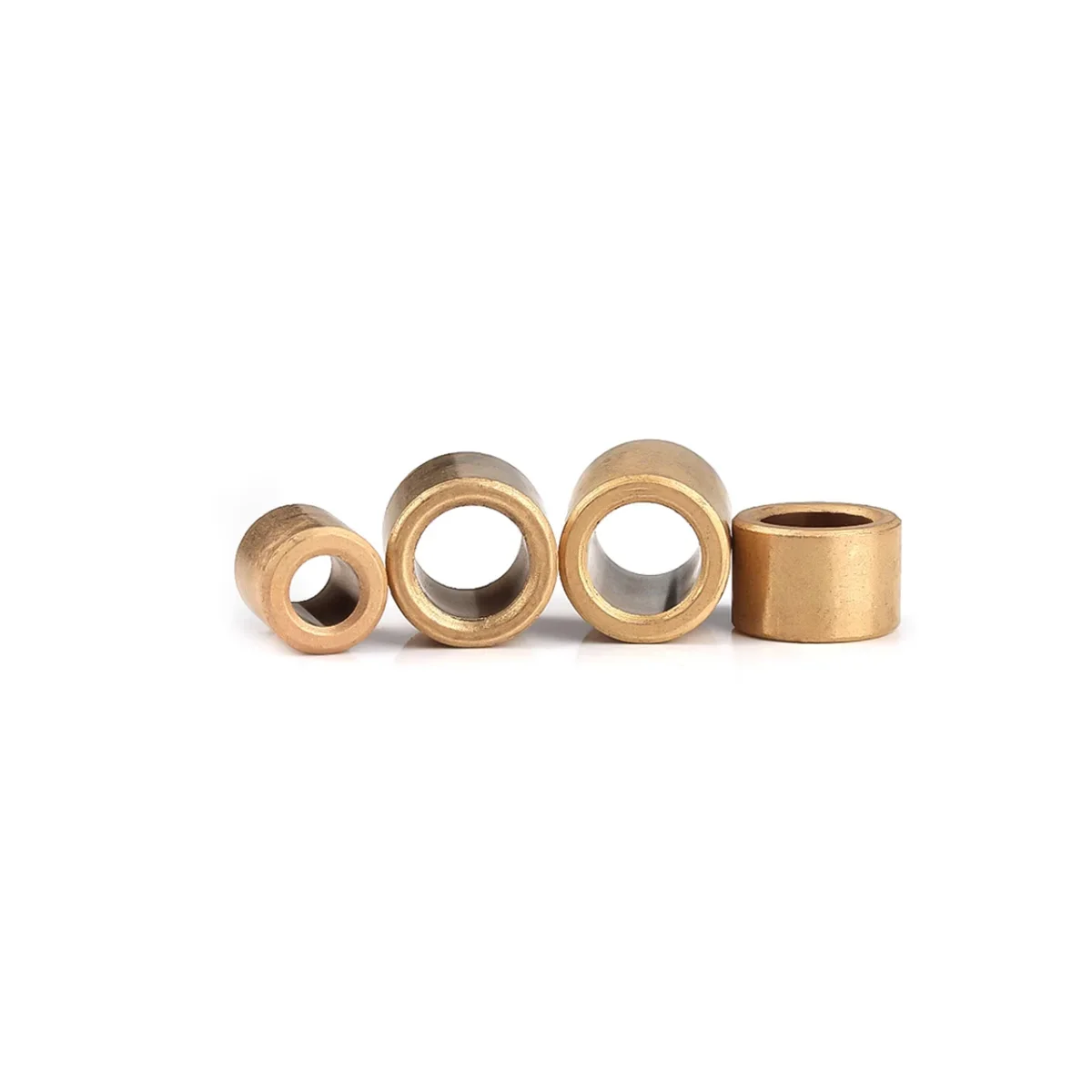 Powder Metallurgy Oil Bearing Copper Sleeve / Brass Shaft Sleeve M3-M60
