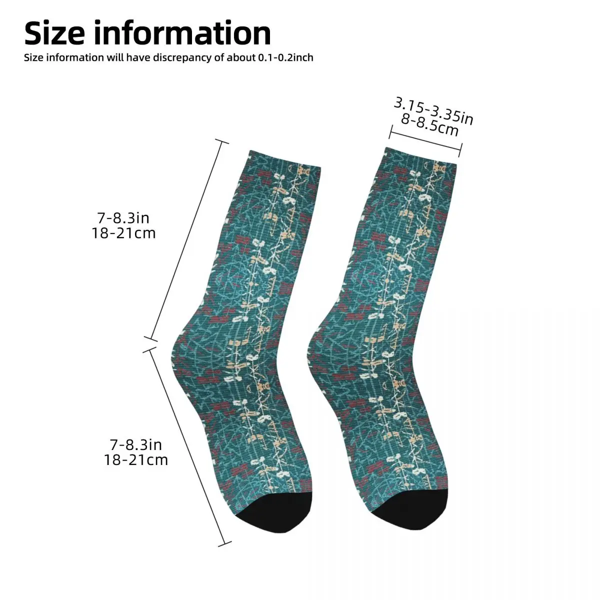 MCO Orlando International Airport Carpet Socks Harajuku calze Super morbide calze lunghe per tutte le stagioni accessori per regali Unisex