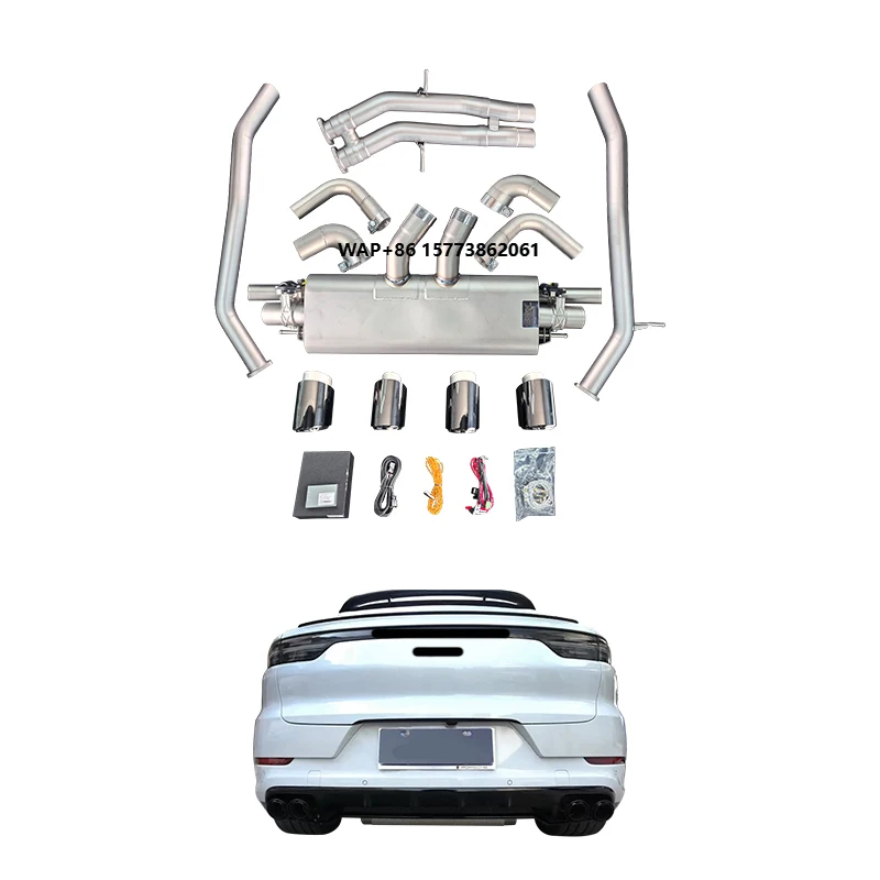 

Car Modification Upgrade Mid Tail Sports Exhaust Pipe Tailpipe for PAG 2018-2025 Cayenne