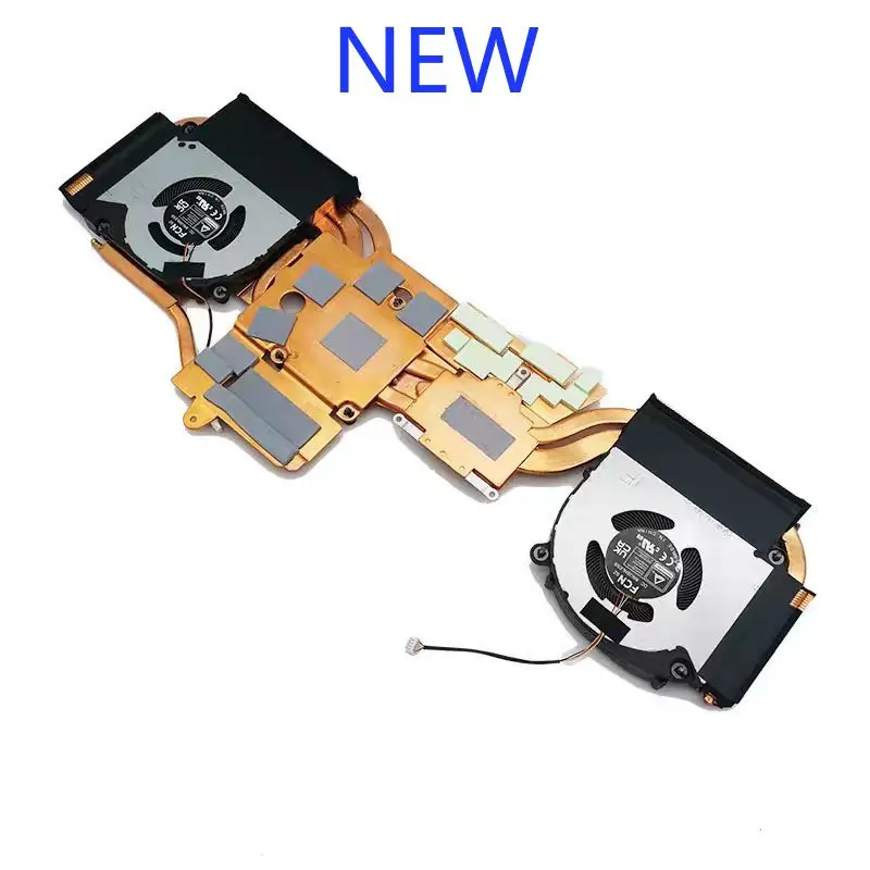 The new notebook GPU CPU cooling fan cooler is suitable for Shenzhou Zhanshen Z8D6 CV15S02 cooling fan module copper tube