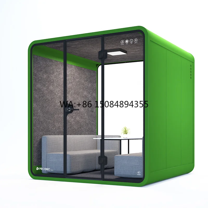 Library Furniture Outdoor Soundproof Booth Work Pods Portable Acoustic Booth Soundproof Phone Booth