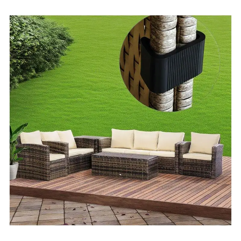 

Outdoor Sectional Sofa Connector Clips, Wicker Furniture Chair Clamps for Secure Connection, Easy Installation, Durable and