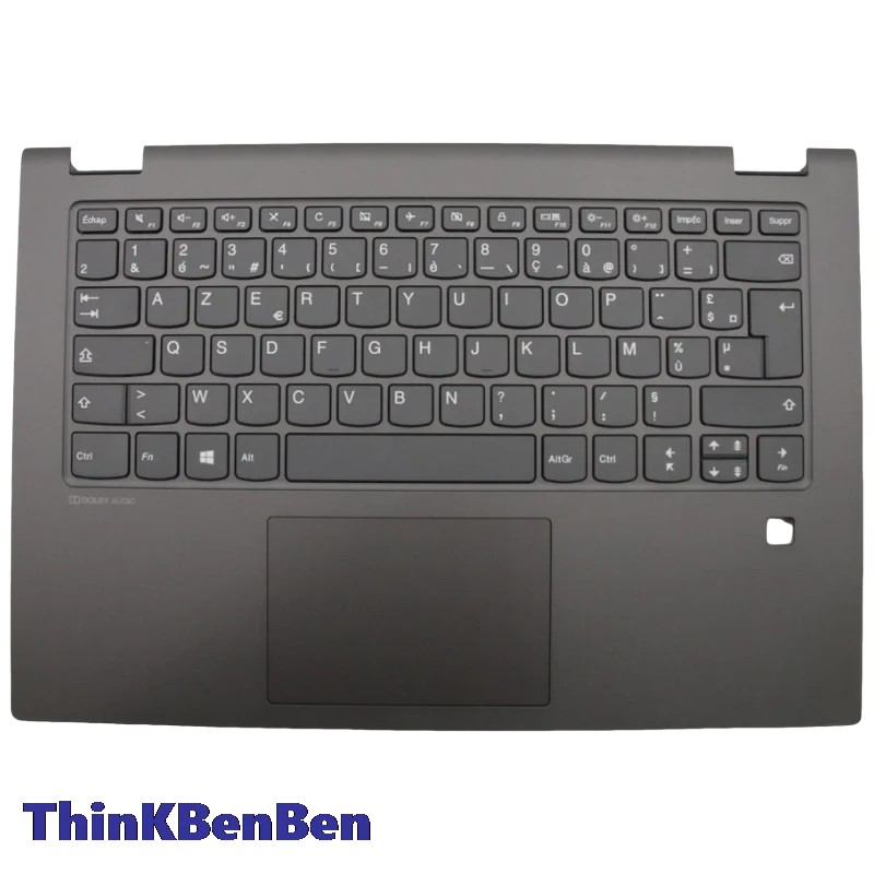 FR French Keyboard Black PL Upper Case Palmrest Shell Cover FPR Hole For Lenovo Ideapad C340 Flex 14 API IWL IML 5CB0S17400