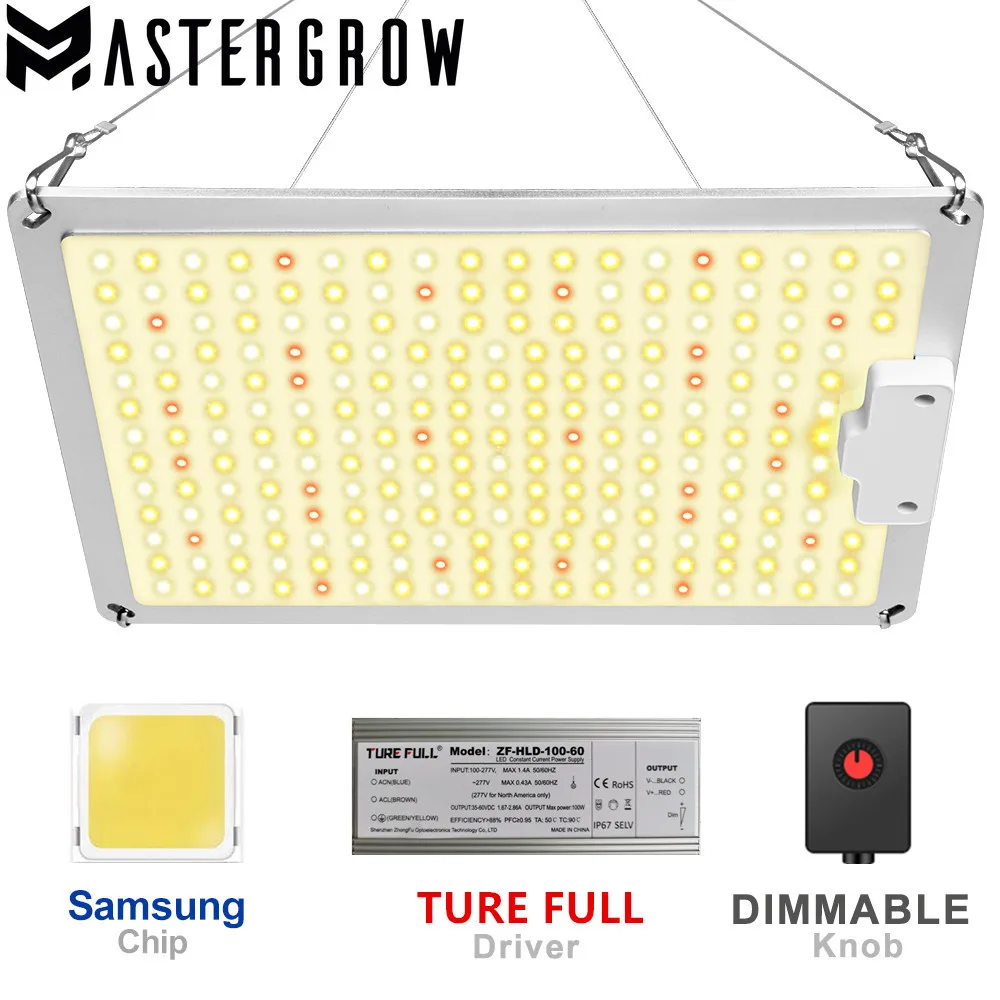 Full Spectrum Dimmable 600/1000/1500W LED Plant Grow Light 410-730nm For Indoor Plant Flower Greenhouse Garden Grow Tent Box