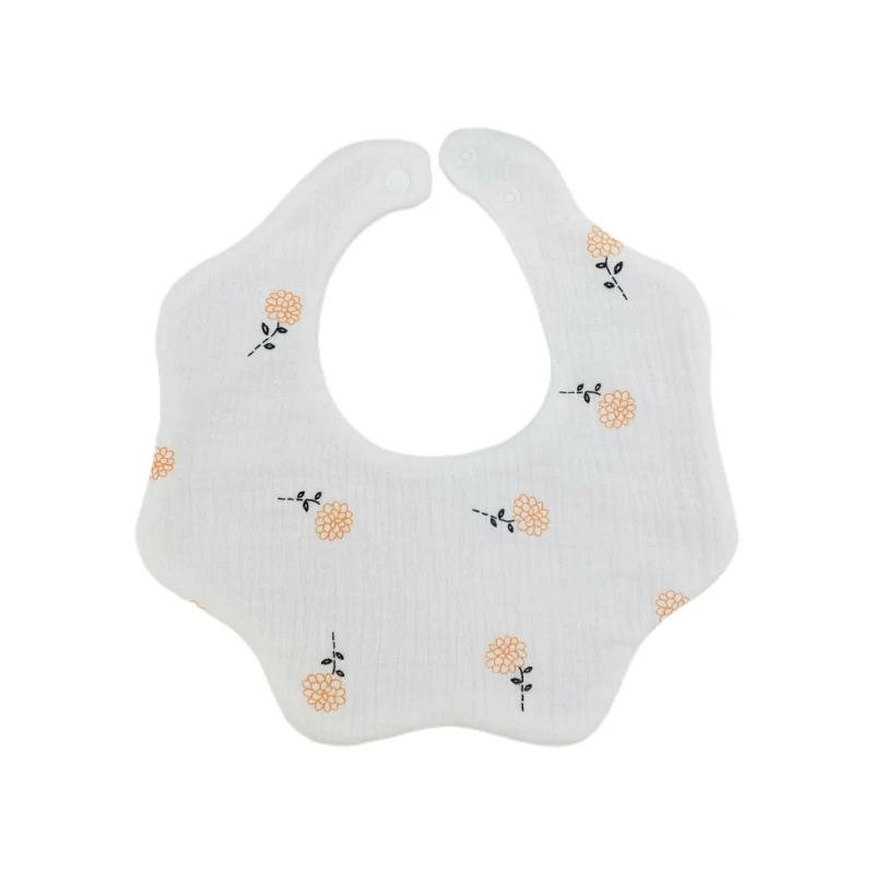 Newborns Print Bib Waterproof Baby Bibs Neutral Gender Infant Thick Burp Cloth