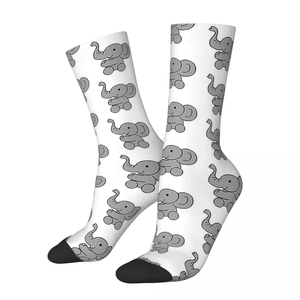 Calcetines largos de elefante Harajuku para hombre y mujer, medias Súper suaves, accesorios para todas las estaciones, regalos