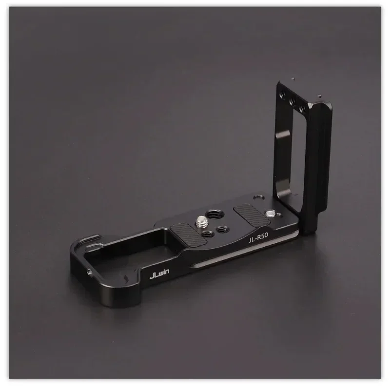 Metal L-Bracket for Canon EOS R50 Vlogging Tripod Kit L Plate Holder Hand Grip Tripod QR Plate Photography Camera Accessories