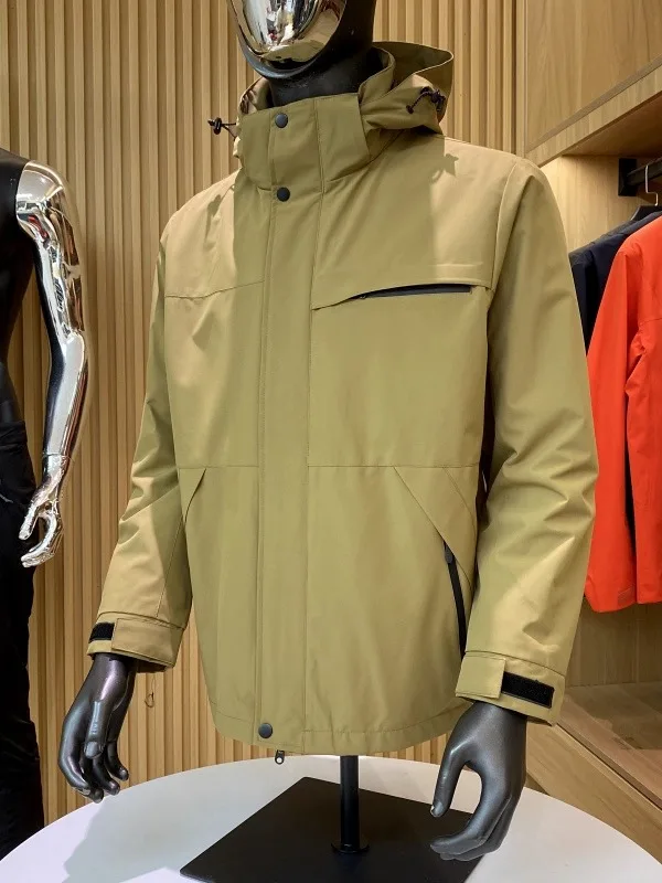 

Мужская и женская футболка Outdoor Mountain Series, водонепроницаемый альпинистский костюм с подкладкой Fce, антихолодное дэтное пальто